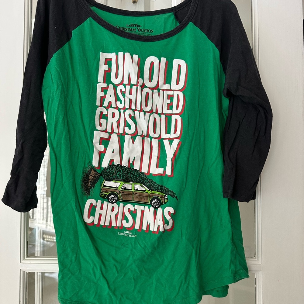 Griswold Family Christmas Shirt - Green & Black
